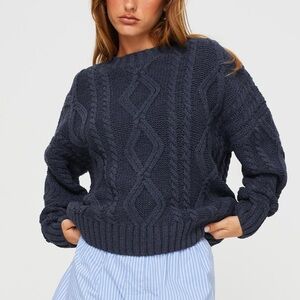 Anaya Oversized Sweater Navy